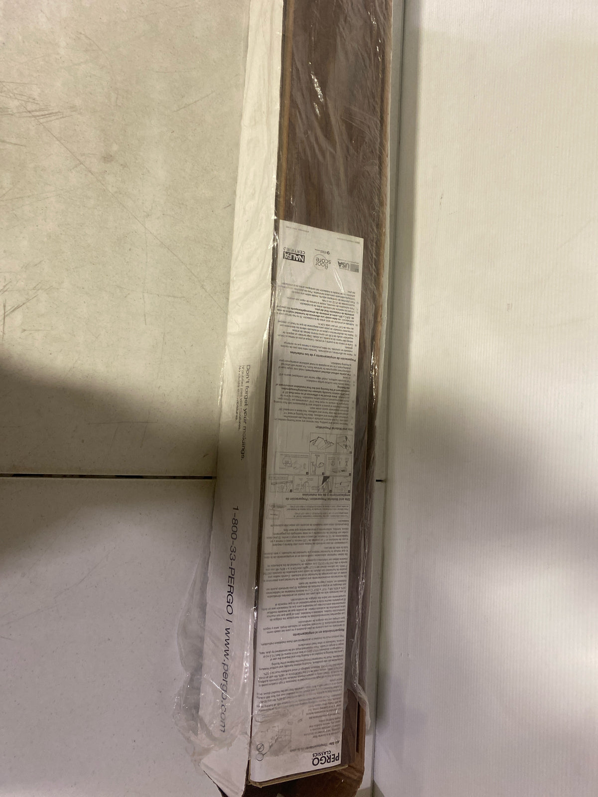 Pergo LPE09-LF025 Classics 5-1/4" Wide Embossed Laminate Flooring - Sold by Carton (17.18 SF/Carton) - Lowland Hickory