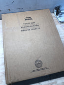 Bemis 500EC 346 Round Enameled Wood Closed Front Toilet Seat in Biscuit Removes for Easy Cleaning