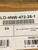 Rev-a-shelf LD-4NW-472-28-1 28 in. Natural Wood Kidney Lazy Susans 2-Shelf