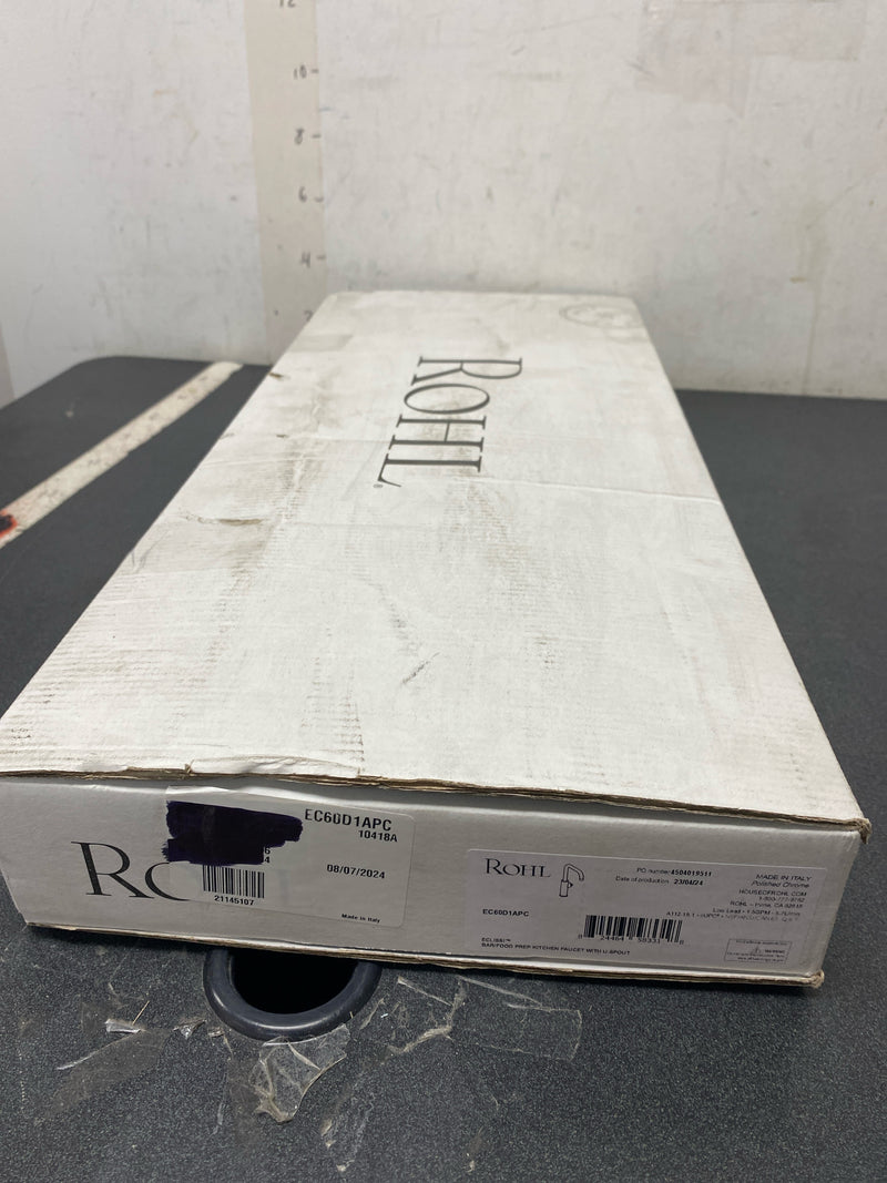 Rohl EC60D1 Eclissi 1.8 GPM Single Hole Bar Faucet - Polished Chrome