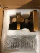 Zevni Musom 1-Light Modern Brass Gold Wall Sconce Seeded Glass Bathroom A04661