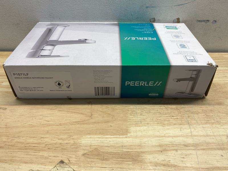 Peerless P1571LF Ezra 1.0 GPM Single Hole Bathroom Faucet with Push Pop-Up Drain Assembly - Chrome