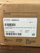 Emtek Dummy Hercules Smooth Tubular Entry Set Full Length Single Cylinder. Interior: Round Knob. Color: Flat Black (US19). Model: 3036ORUS19