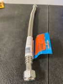 SharkBite 18 Inch PEX-A Expansion Water Heater Connector, 3/4 x 3/4 Inch FIP, Brass Plumbing Fittings, Stainless Steel Flexible Water Heater Connector for PEX-A Pipe, UAB3088FXSS18LF