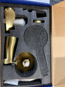 Forclover SMD-88057BG Single Handle 6-Spray Tub and Shower Faucet 1.8 GPM with 8-in. Top Spray Shower head in Brushed Gold Valve Included