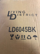 Living District LD6045BK Eclipse 1 Light 14 inch Black Pendant Ceiling Light