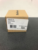 Kwikset Pismo Square Matte Black Half-Dummy Door Knob-788PSK SQT 514