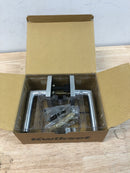 Kwikset 730MILSQT-26D Milan Privacy Door Lever Set with Square Rose - Satin Chrome