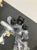 Baldwin ENCONCSR112 Contemporary Single Cylinder Keyed Entry Door Knob with Square Rose - Venetian Bronze