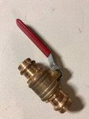 Viega 24010 ProPress 1 in. Press Zero-Lead Bronze and Brass Ball Valve
