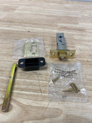 Baldwin 5513044FLS Replacement Passage Door Lever Latch with 2-3/8 Inch Backset and Full Lip Strike - PVD Satin Brass