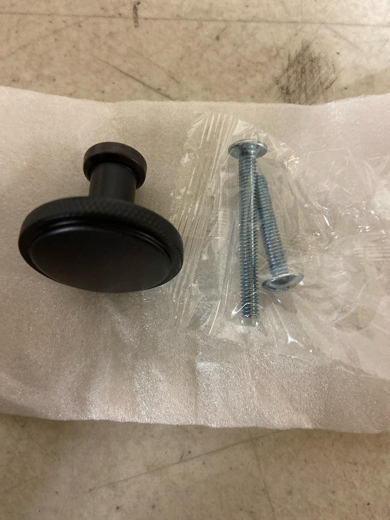 Amerock Faraday 1-1/4 inch (32mm) Diameter Oil-Rubbed Bronze Cabinet Knob, BP37740ORB