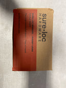 Sure-Loc BS100-RD 15 Basel Non-Turning One-Sided Dummy Door Lever with Round Rose - Satin Nickel