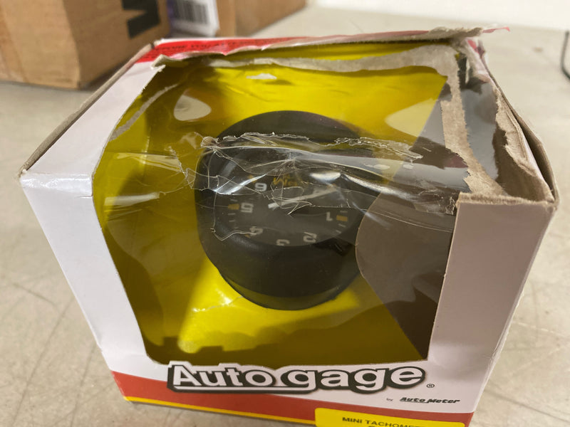 AUTO METER 2306 Autogage Mini Tachometer,2.750 in., Black dial/Black bezel