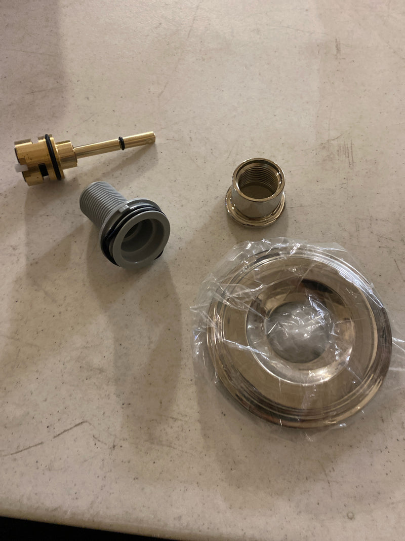 Delta T11897-PNLHP Cassidy Three Function Diverter Valve Trim Less Rough-In Valve and Handles - Two Independent Positions, One Shared Position - Brilliance Polished Nickel