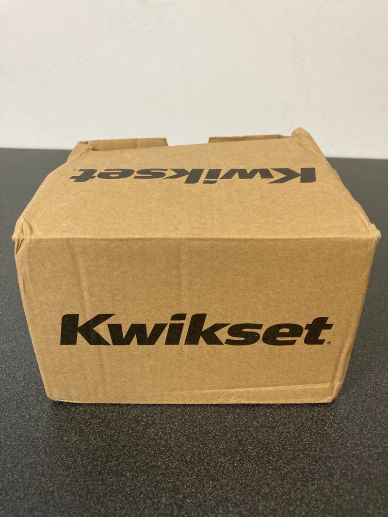 Kwikset 660 Contemporary Satin Nickel Square Single-Cylinder Deadbolt Featuring SmartKey Security-660SQT15SMTRCK3