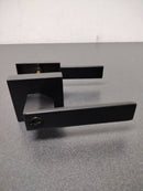 Miseno MLK5031BK Hazel Flat Bar Non-Turning One-Sided Door Lever - Matte Black