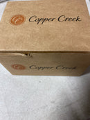 Copper Creek CK2810PB Colonial Keyed Entry Single Cylinder Handleset Interior Pack with Colonial Knob - Polished Brass