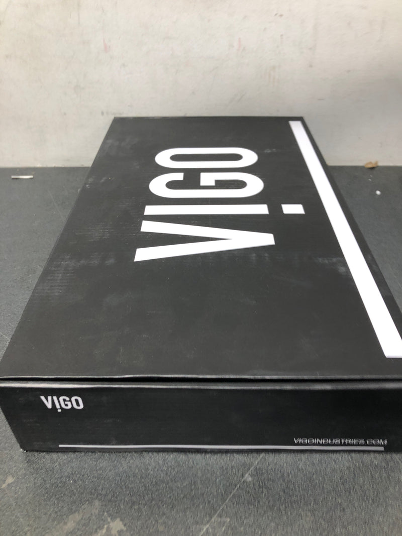 Vigo VG01303MB Hart 1.2 GPM 9" H Double Handle Widespread Bathroom Faucet - Matte Black