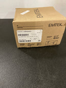 Emtek 5122HLOUS14LH Helios Left Handed Single Cylinder Keyed Entry Door Lever Set with Square Rose - Polished Nickel