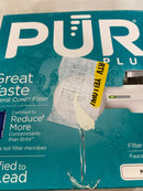 Pur PFM244W Plus Horizontal Faucet Mount Water Filtration System in Matte White