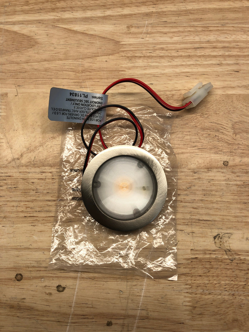 Dainolite PLED-04-SN 3" Wide Dimmable LED Puck Light - Nickel