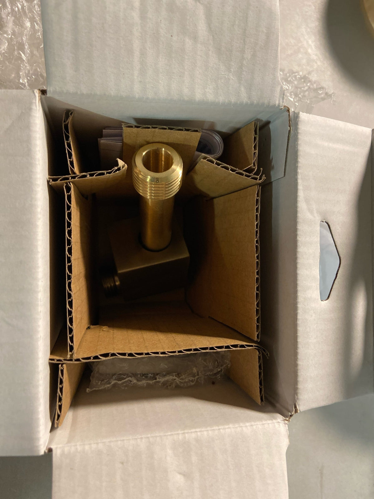KOHLER Awaken Wall-Mount Supply Elbow with Check Valve, Vibrant Brushed Nickel
