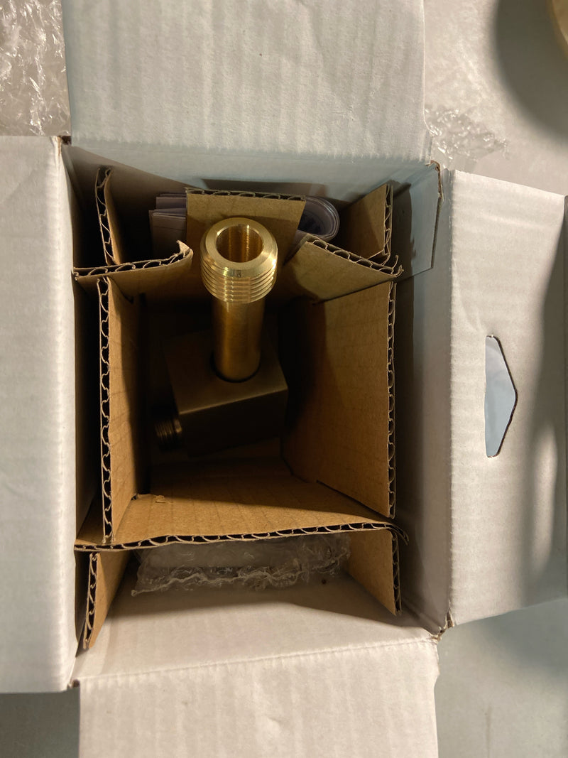 KOHLER Awaken Wall-Mount Supply Elbow with Check Valve, Vibrant Brushed Nickel