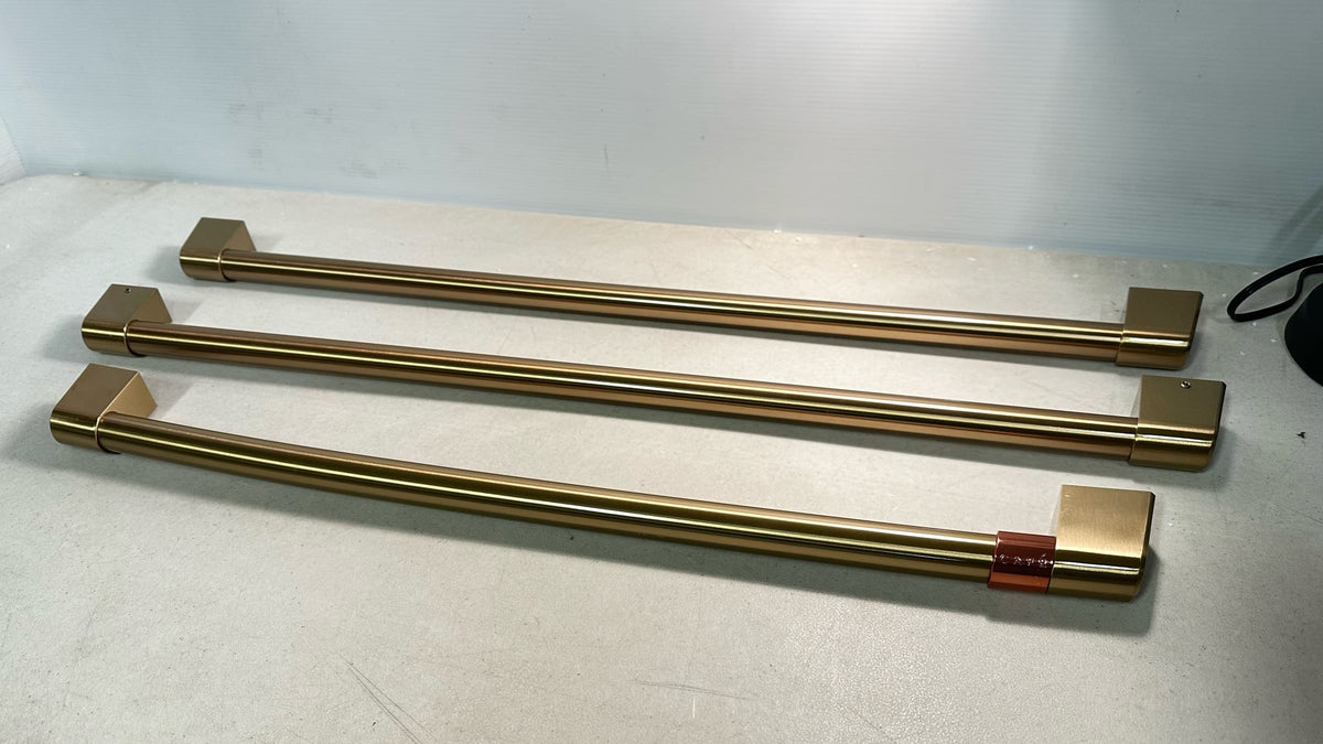 Cafe CXMB3H3PNCG 36" French Door Refrigerator Handle Kit - Brushed Brass