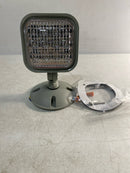 Lithonia lighting ERE GY SGL WP SQ M12 Contractor Select Thermoplastic Gray Emergency Remote Head