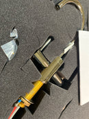 Newport Brass 106 Double Handle Hot/Cold Water Dispenser from the East Linear, Polished Chrome