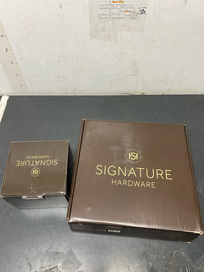 Signature Hardware 479682 Provincetown Pressure Balanced Tub and Shower Trim Package - Rough In Included - Matte Black