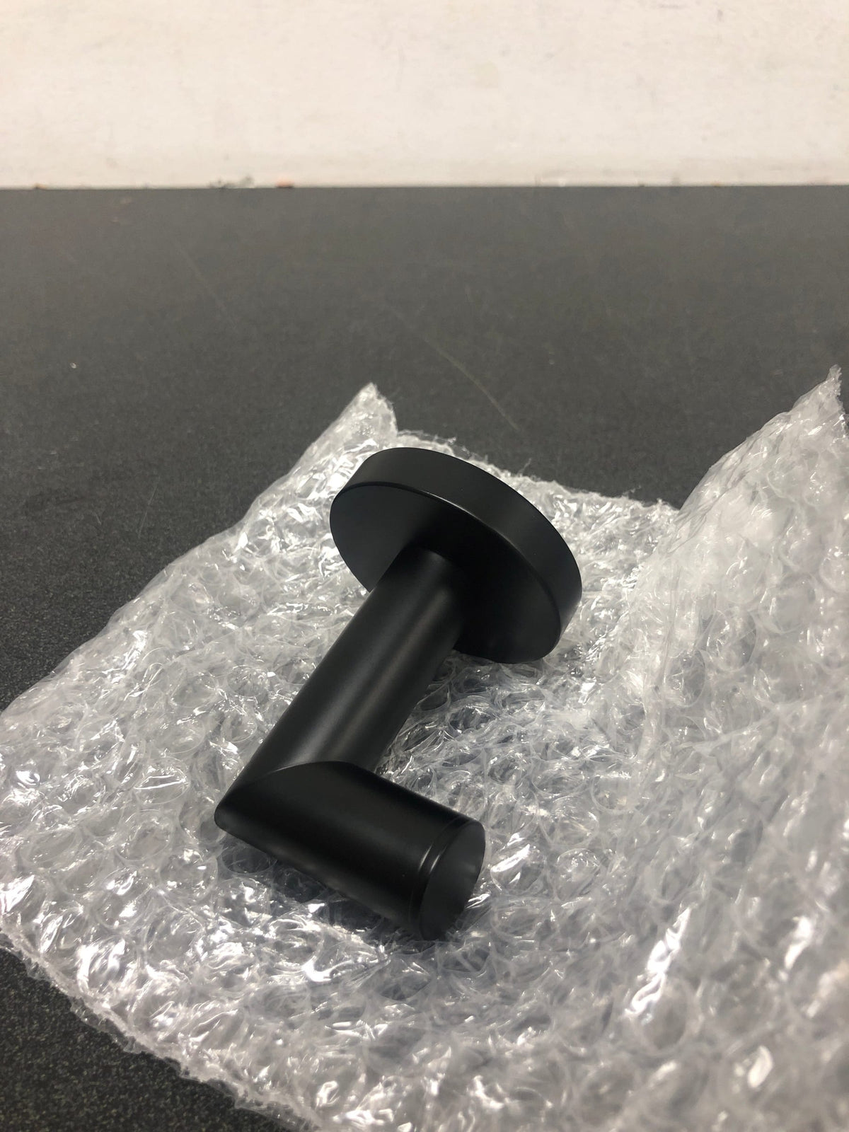ICO Bath V63215 Volkano Summit Single Robe Hook - Matte Black