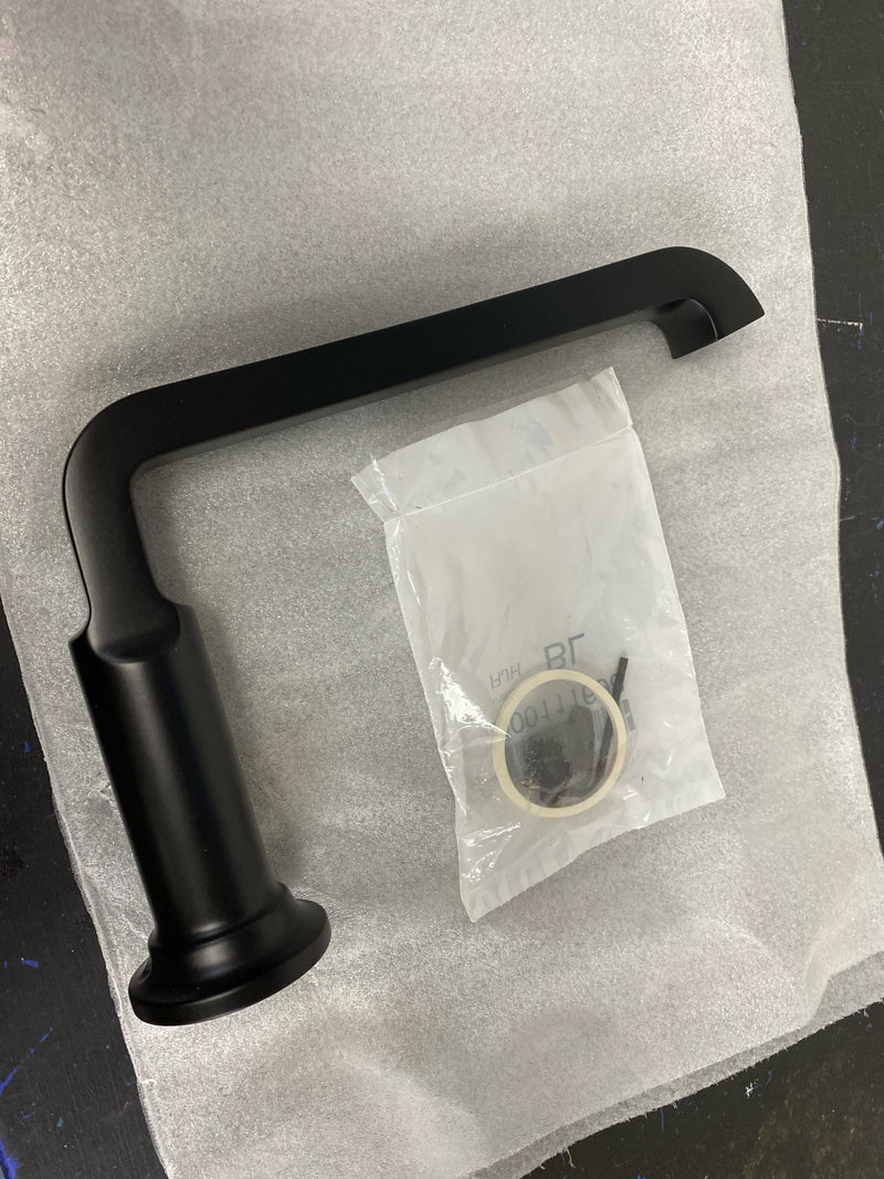 Delta T2789-BLLHP Tetra Tub Deck Mounted Roman Tub Filler - Less Handles and Rough In - Matte Black