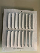 PROSELECT PS1CW10X100 8" x 10" Wall / Ceiling Register with Mounting Holes - White