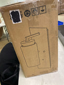 Bellevue Conduit 14" Tall Outdoor Wall Sconce Black