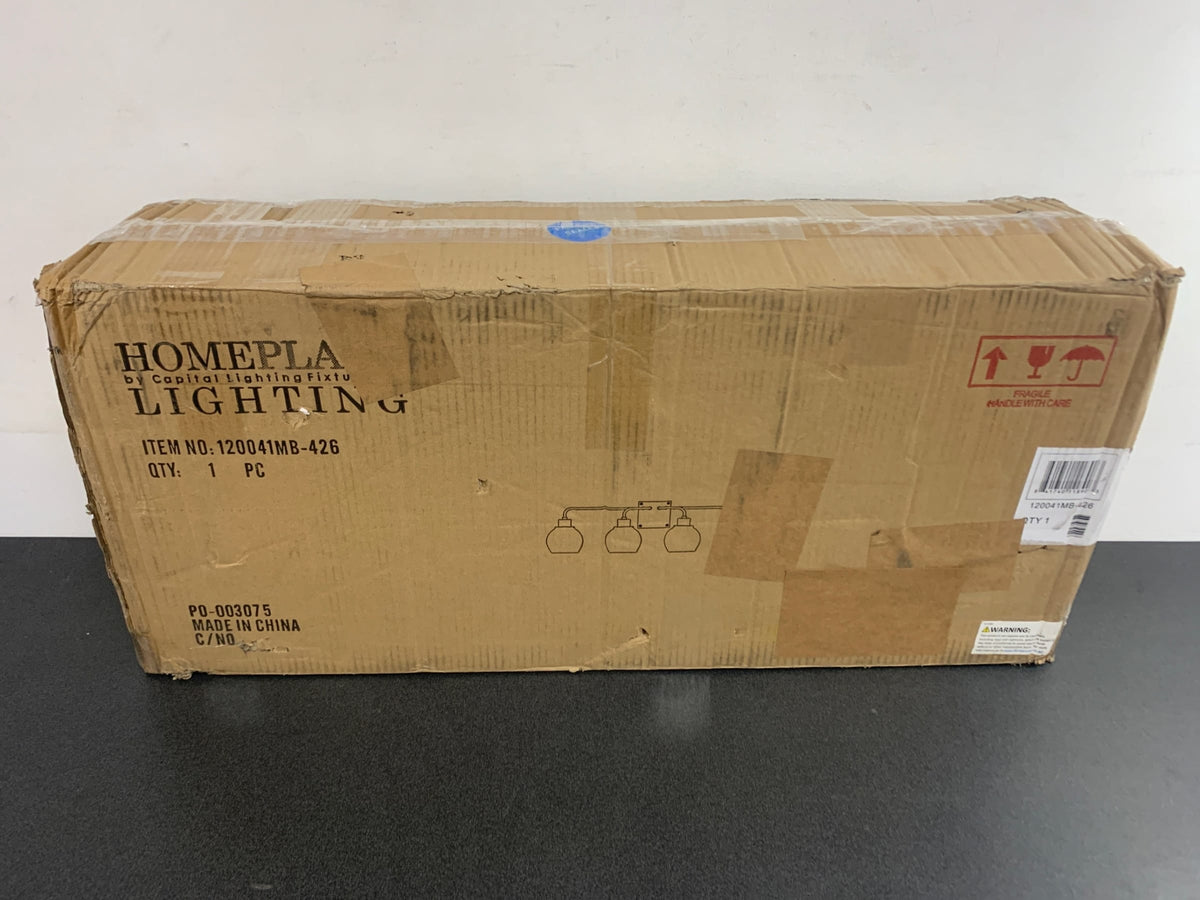 Capital Lighting 120041MB-426 Tanner 4 Light 34" Wide Bathroom Vanity Light - Matte Black