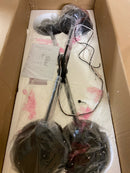 ML Lighting 12806-MB Warhol 6-Light Chandelier Ceiling Light in Matte Black Finish