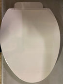 KOHLER K-27331-0 Glissade ReadyLatch Quiet Close Elongated Toilet Seat, White, Grip-Tight Hardware, Quiet Close Lid Prevents Slamming