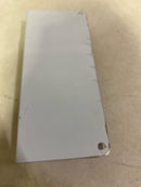 Don-Jo 504-CW 22 Gauge Stainless Steel Mortise Lock Wrap-Around Plate, Satin Stainless Steel Finish, 5" Width x 12" Height, 1-3/4" Door Size, for 86 Cut-Out