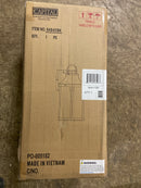 Capital Lighting 946411BK Bradford Clear Glass Outdoor Wall Lantern, 1-Light 100 Watt, 17" H x 6" W, Black