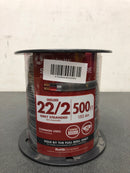 Southwire 57572144 500 ft. 22/2 Gray Stranded CU CL3R Shielded Security Cable