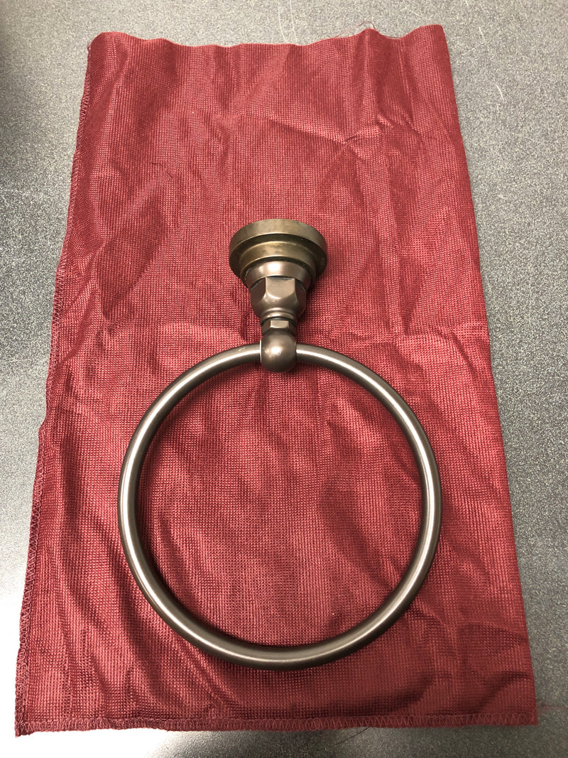 Rohl A1485LITCB San Giovanni 6" Wall Mounted Towel Ring - Tuscan Brass