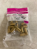 Apollo APXE121210PK 1/2 in. Brass PEX-B Barb 90 Elbow (10-Pack)