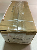 Dainolite 8901LED-1P-MB Single Light 2" Wide LED Mini Pendant - Matte Black