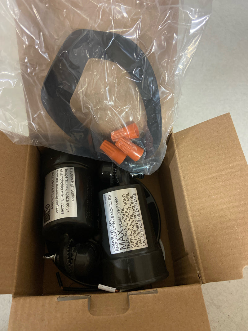 Lithonia lighting OFTH 300PR 120 DDB M12 Contractor Select OFTH 150-Watt 2-Light Dark Bronze Outdoor Flood Light