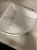 Daltile 0790BA7801P 8-3/4" Wide Corner Shelf from the Bath Accessories Collection - Ceramic Arctic White Matte