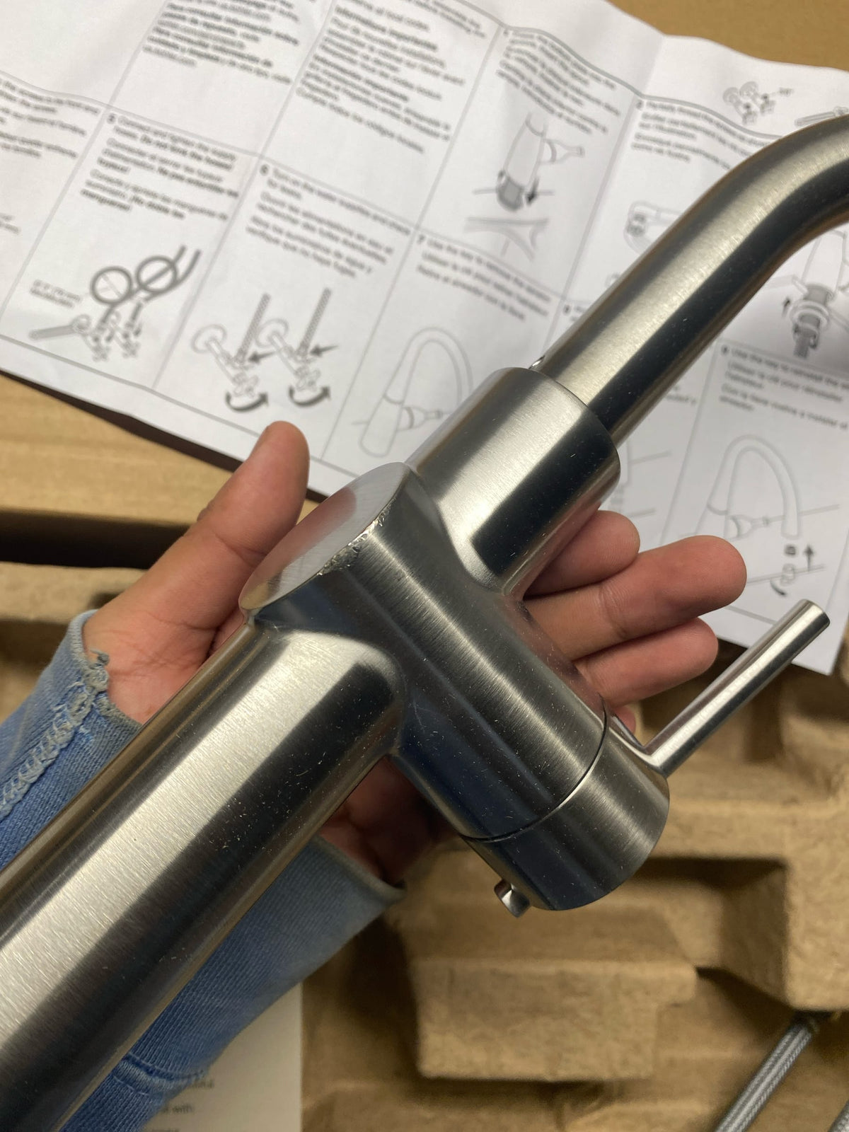 Kohler K-22975-VS Crue 1.5 GPM Single Hole Bar Faucet - Vibrant Stainless