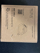 Nora Lighting NIOC-4RSLA 4" Canless Iolite Adjustable Slot Trim - Haze/Matte Powder White