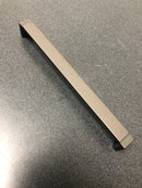 Schaub and Company 20017-GM Quadrato 192mm (7-9/16") Center to Center Modern Industrial Cabinet Handle Cabinet Pull - Made in Italy - Gun Metal